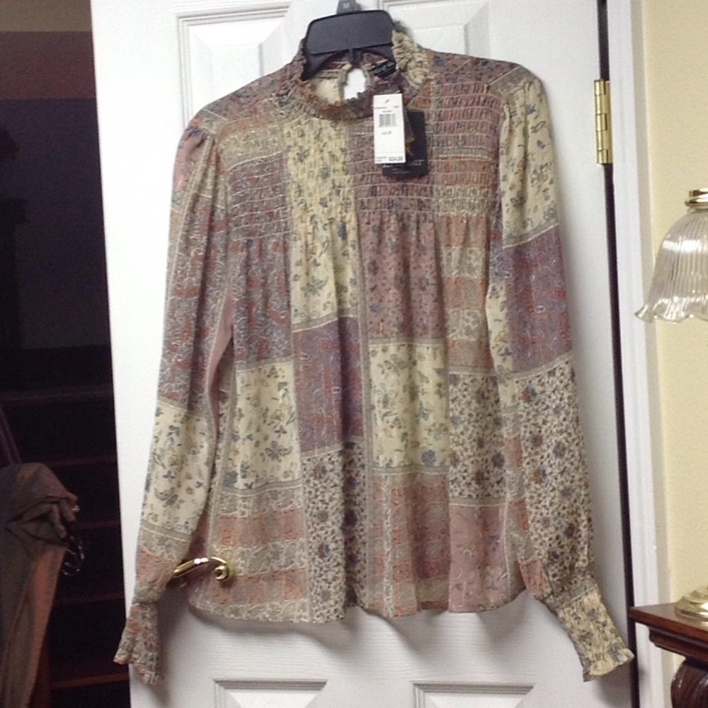 NWT living doll smocked top